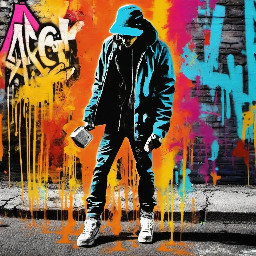 haceme a jack de la pelicula de el extraño mundo de jack con estilo grafiti